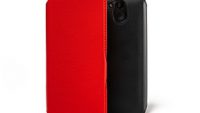 Red and black flip case